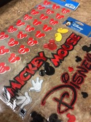 3 New unopened Disney theme Scrapbook embellishments PLUS – FREE Shipping