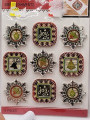 K&Company, Jolee’s Christmas Scrapbooking Stickers – Lot Of 8 Collage New Sealed