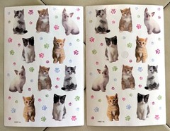 Large Mixed Lot Hallmark / Jolee’s / StickyPix CATS & KITTENS Stickers, some 3D