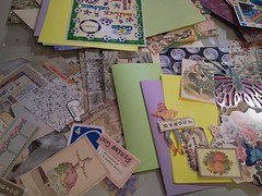 Junk Journal Mystery Ephemera Collection 75+ pieces Bag – Paper Stickers Cards