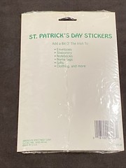 Vtg AGC St Patrick’s Day Stickers Irish Shamrocks Patty Horseshoe Luck 4 Sheets