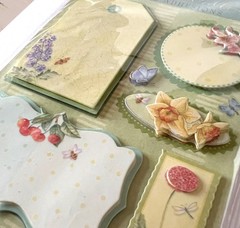 Brenda Walton Florals Scrapbook Stickers Lot – K&Co – Retired – 10 pc Kit