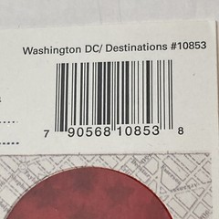 Karen Foster Design Cardstock Sticker Sheet Washington DC Destinations Acid Free