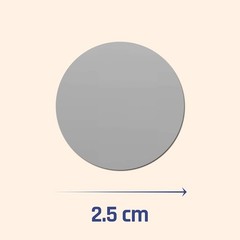150 Pack, 1″ Scratch Off Stickers Labels, Round Circle – Silver