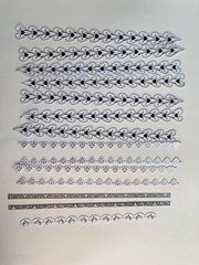 Scrapbooking Borders Cardmaking Art Junk Journal over 150 borders HUGE LOT
