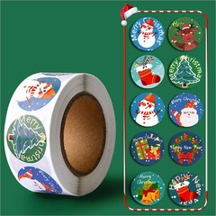 Removable Non-Damaging Durable UV-Resistant Lightweight Christmas Curly Stickers