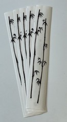 5 Mrs Grossmans Brush Bamboo Border Stickers Asian Style Garden Plant Frame