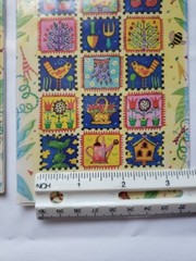 2 Packs Carlton Cards Stickers Garden, Spring Summer Theme 2 Sheets Per Pkg