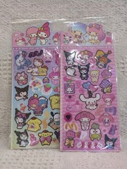 Sanrio Laser Glitter Stickers Pack Hello Kitty Tea Party Set
