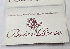 Vintage Brier Rose Angels Cherubs Cupids 4″ x 2 1/2″ Large STICKERS – LOT of 5