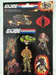 American Craft Hasbro GiJoe 14 PC Accent & Phrase Stickers Scrapbooking Crafts
