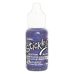 Ranger, Stickles Glitter Glue, Cosmic, Blue Glitter, Pink Highlights, Sparkle