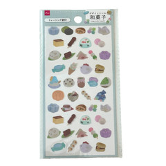 Daiso Wagashi Japanese Sweets Design Sticker Sheet