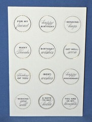 Anna Griffin Mini Sentiments Sticker Everyday & Holiday 288 pc Themed Sentiments