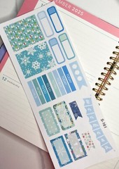 X ‘mas, Winter,Holiday, Merry Christmas, Handmake Erin Condren Planner Sticker