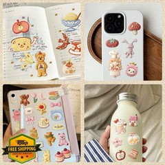 Bomichi Sticker Book Green Brown 2 in 1