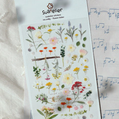 FLOWER LETTER – Adorable scrapbooking sticker