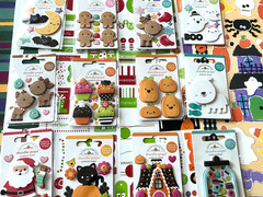 NIGHTMARE B4 CHRISTMAS HALLOWEEN DOODLEBUG STOCKING STICKERS EMBELLISHMENTS $150