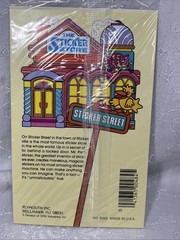 Vintage Sticker Store Scratch N Sniff Stickers COCONUT Scent Silly Sneakers