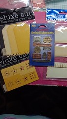 Pre made Paper Studio 8×8 scrapbook plus embellishments
