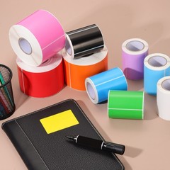 500 Per Roll 3×5″ Rectangle Inventory Color Coding Labels Red 1 Roll
