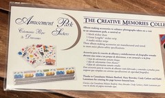 2002 CREATIVE MEMORIES AMUSEMENT PARK STICKERS 6165540602 ROLLER COASTER HOT DOG