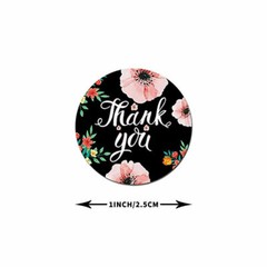 500Pcs 1/1.5″ Thank You Stickers Thank You For Supporting Small Business Labels