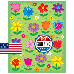 Carson Dellosa Flowers Spring Stickers – 96pc Colorful Tulips, Daisies, Sunflowe