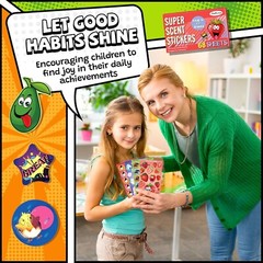 Delightful Scented Stickers for Kids – 68 Sheets, Perfect Gift for Little Ones