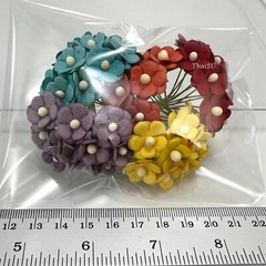 5/8″ or 1.5cm – 500 Cottage MIXED 10 bags Paper Flower Craft Scrapbook (S10-A10)