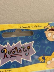 SANDYLION Rugrats Stickers 2 Sheets Vintage Nickelodeon 2000 Y2K Tommy Angelica