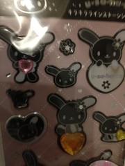 Usahana sticker Monotone Stone three kinds