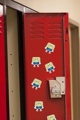 SPONGEBOB SQUAREPANTS ADORABLE SHORTS DIE CUT VINYL 50 CT STICKER PACK