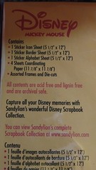 NEW Sandylion Disney Theme Scrapbooking And Sticker Pack Kit Mickey & Friends