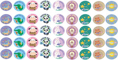 450 Pcs Motivational Labels Animal Stickers – Incentive Stickers for Kids,Cute A