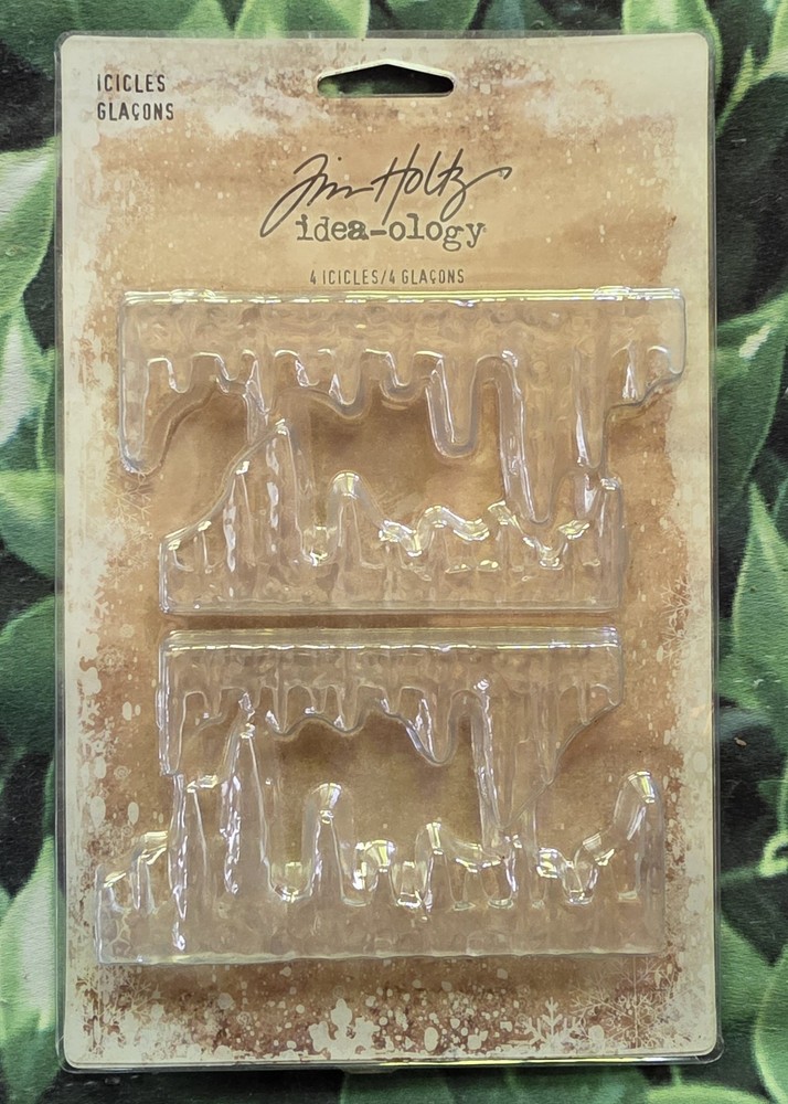 Tim Holtz Idea-ology Icicles – 2018 Release Ice Winter Christmas – New & Sealed
