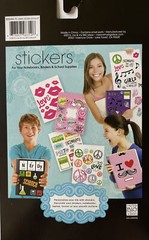 I LOVE MUSTACHE Mylar Stickers (9pc)MAMBI•For Notebooks•Binders •School Supplies