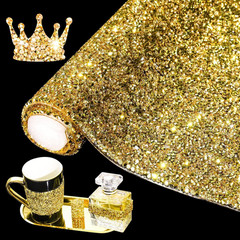 Bling Rhinestone Sticker DIY Home Decor Stickers Self-Adhesive Crystal Sheet Sti