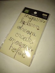 Making Memories Wire Words «Emotions» Metal Scrapbook Embellishments wire words