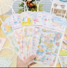 4PCS Random Cute Cartoon Stickers for Kids Fun Craft Stickers for Cup,Decor, DIY