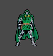 Fantastic Four Dr. Doom Sticker Decal