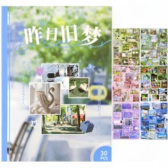 Dreamcore Sticker Book 30 Sheets Japanese Retro Sticker Book for Adults & Jo…