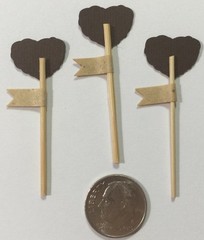 I LOVE YOU CHOCOLATE LOLLIPOP Embellishments(3pc)Jolee’s•Valentine •Candy•Hearts