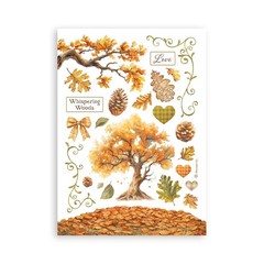 Stamperia Whispering Woods – A5 Washi Pad, SBW24
