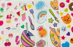 WHOLESALE Sticker Lot Themed Teachers School Craft Supplies | 199+ Stickers Kids