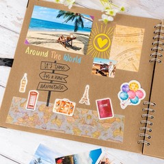 Charming 11×11 Scrapbook with Hard Cover – A Perfect Gift for Any Occasion