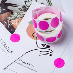 High-Quality 3500 Pcs Colored Circle Stickers – 7 Colors for Easy Customization