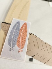 Feathers — Die Cut Laser Cut New – Deluxe Cuts Scrapbooking – Retired #23