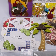 Scrapbook Die Cuts Paper Cut Outs Shapes Scrapbooking Christmas Doll Summer Lot
