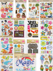 MEGA Bundle Sticker Planner Craft Scrapbook NOVELTY Variety Themes | 1099+ Pcs.